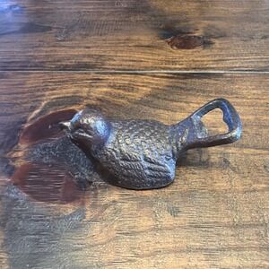 Cast‎ Iron Bird Beer  Bottle Opener Rustic Farmhouse Handheld Bar Tool